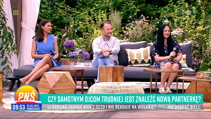 Występ Swatki Anny w mediach — pytanienasniadanie.tvp.pl: czy ojcowie single sa skazani na samotnosc